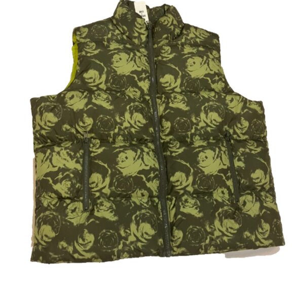 Mode of One Men Puffer Vest Full Zip Wild Ivy Size XXL - Picture 3 of 6